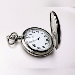 Japanese Movement 3D Talisman for Invisibility Amulet Pocket Watch.  Unisex